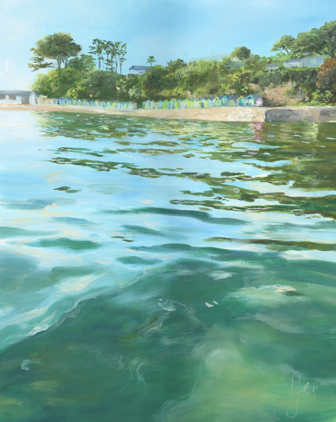 Beach Huts at Swanpool, near Falmouth