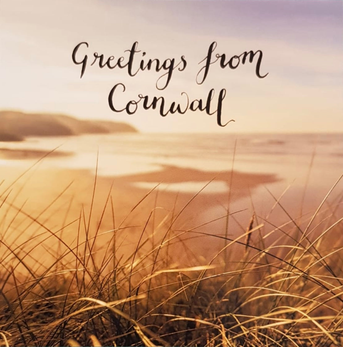 Greetings From Cornwall - card