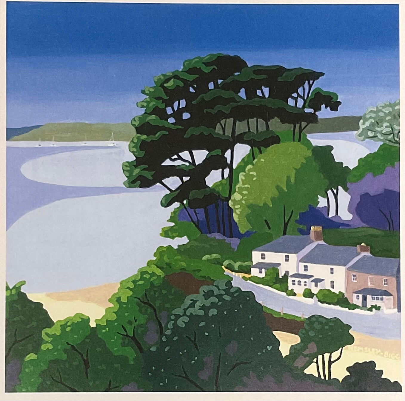 Helford Passage Field View - card