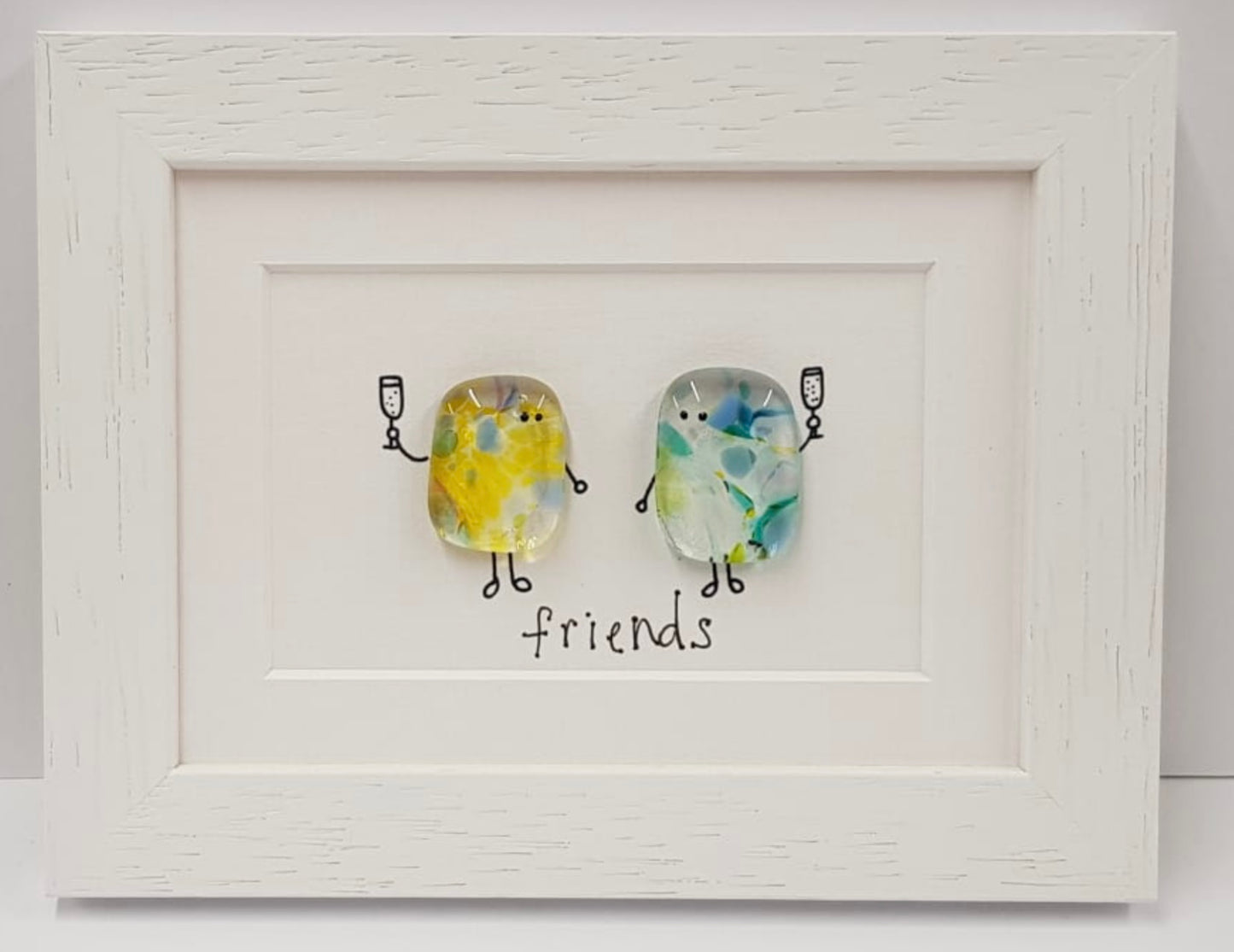 Friends - Fused Glass Art