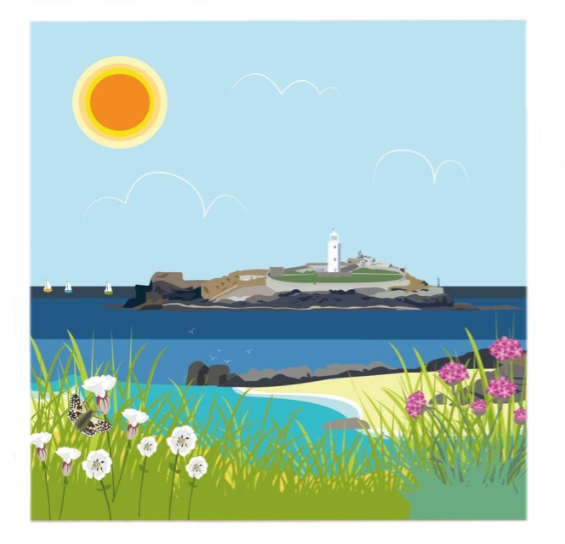 Godrevy lighthouse - card