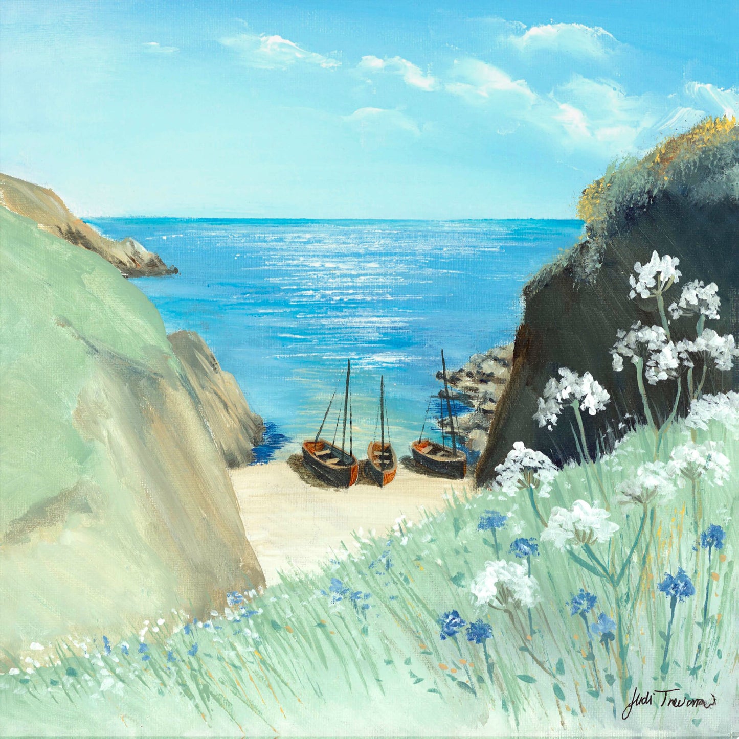 Resting At Porthgwara - Judi Trevorrow - Poldark Collection