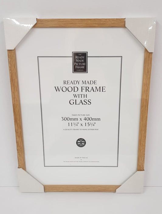 30 x 40cm Oak frame