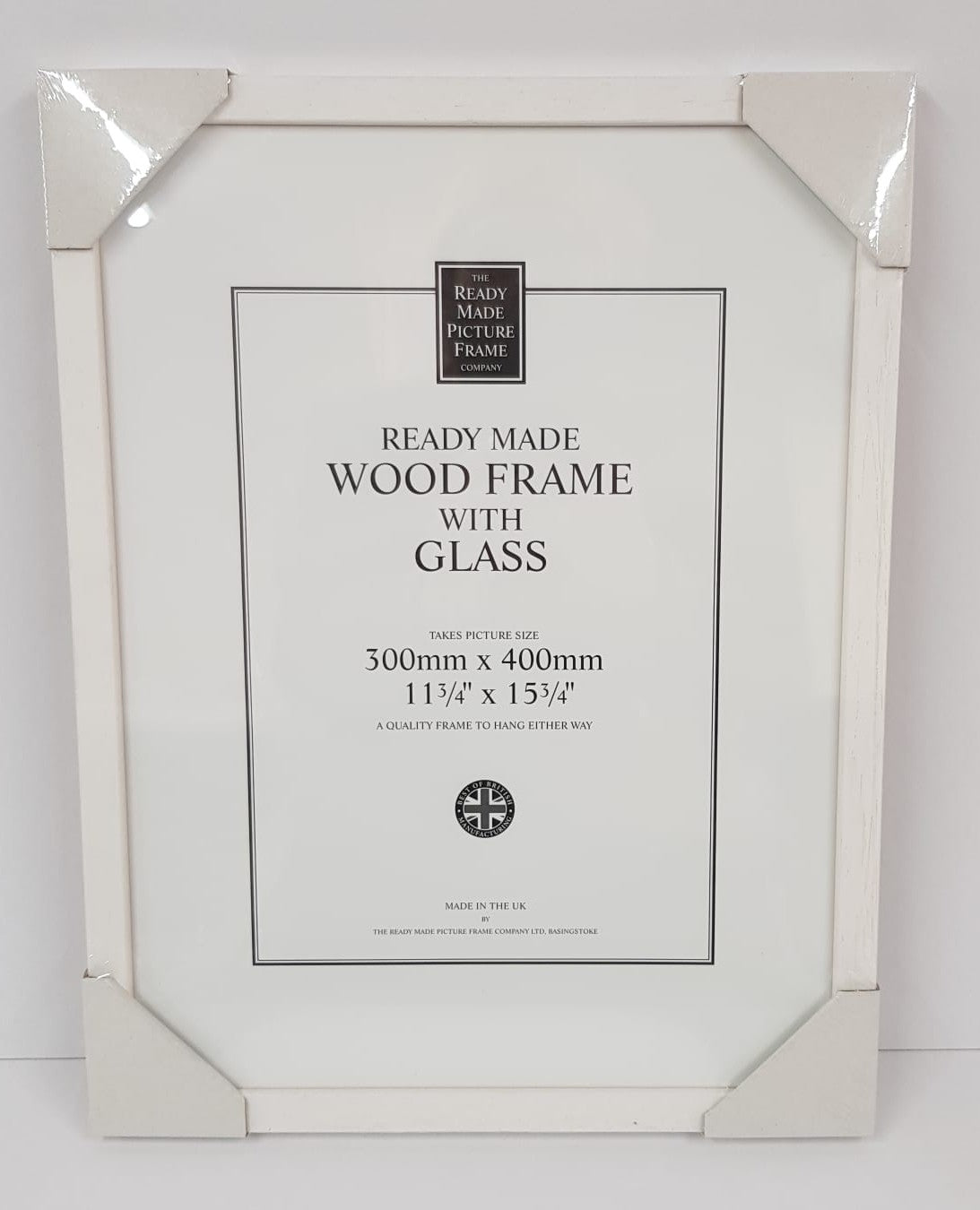 30 x 40cm White frame