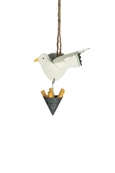 Seagull Steals Chips - hanger