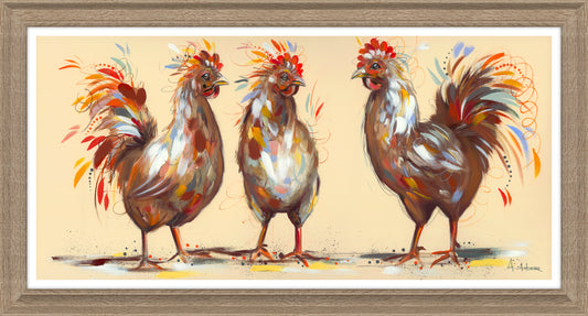 Three Hens
