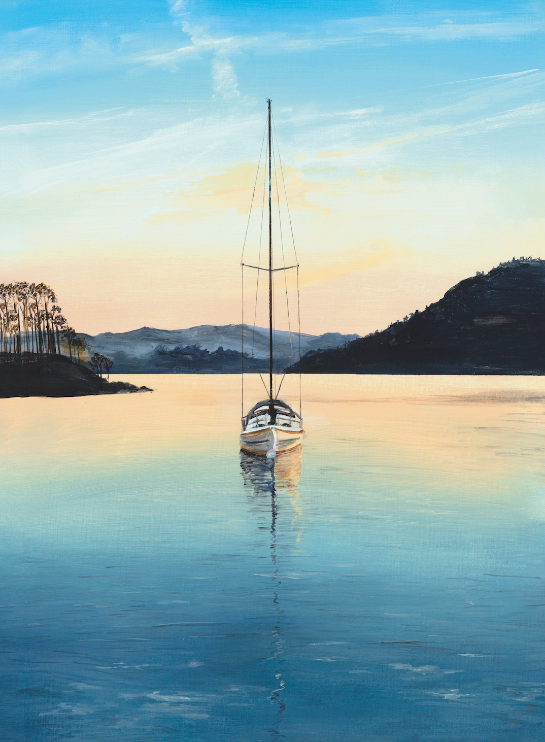Helford Sunset (Single Boat)
