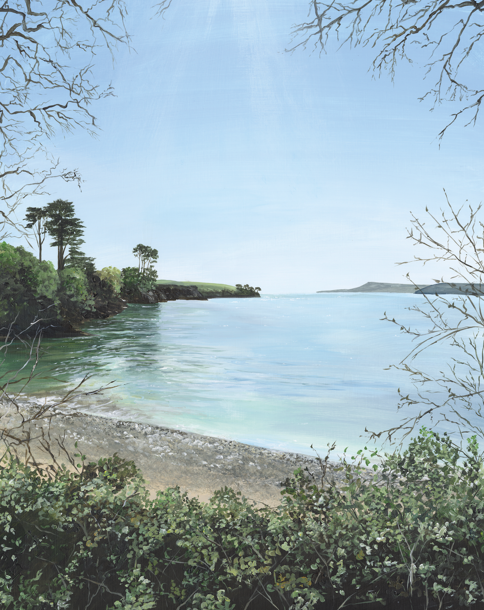 Helford Morning View from Grebe – Cornwall Art Galleries