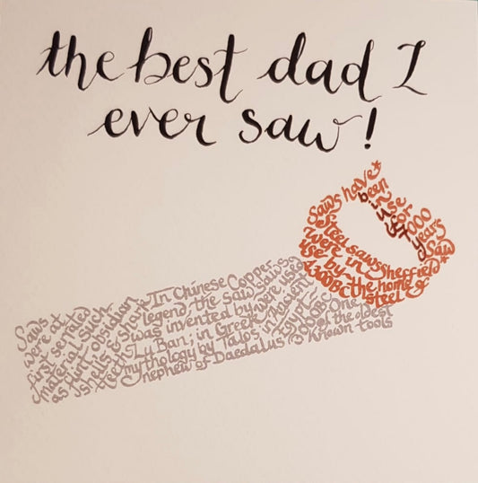 The Best Dad I Ever Saw - card
