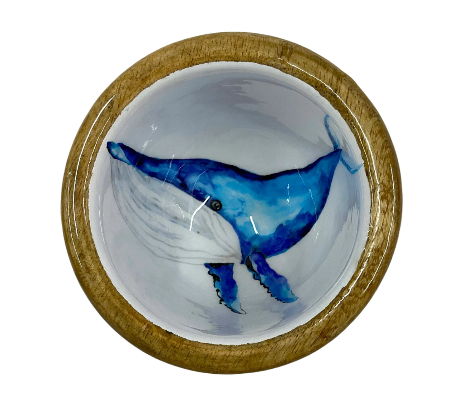 Blue Whale Nut / Sweet Bowl - MANGO WOOD