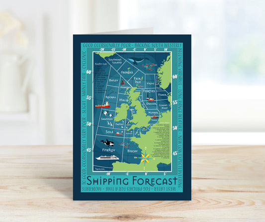 Shipping Forecast - A5 card