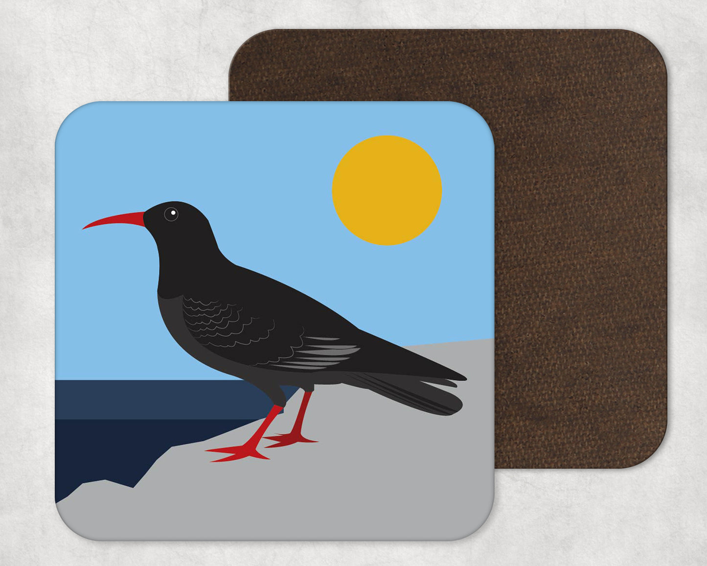Chough - coaster