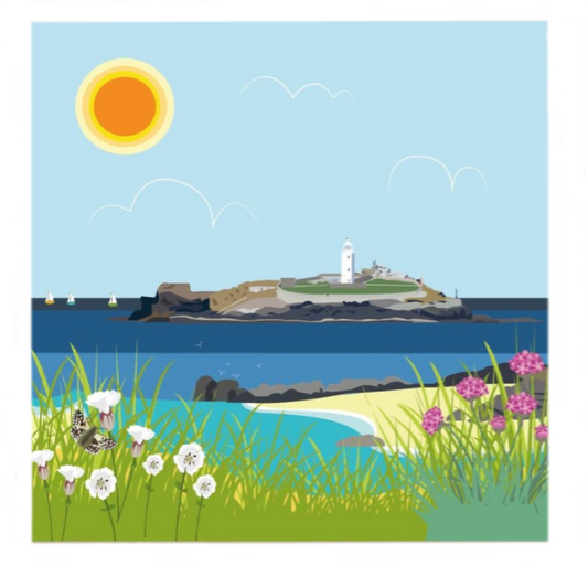 Godrevy lighthouse - card