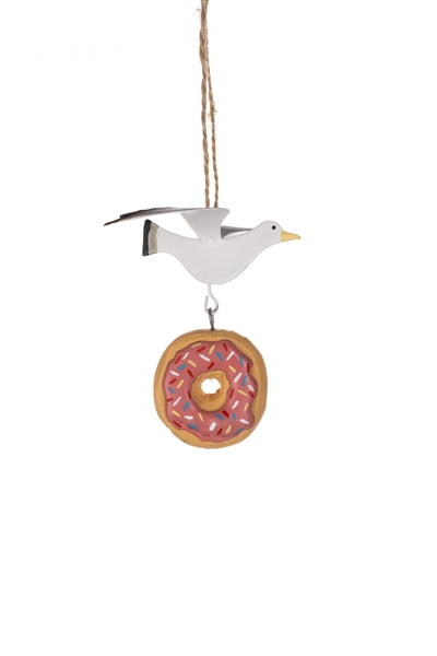 Seagull Steals Donut - hanger