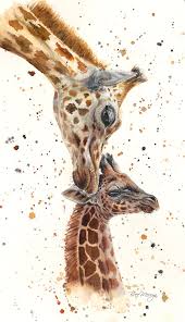 Sweet Whispers (Giraffe's) - Canvas Cutie