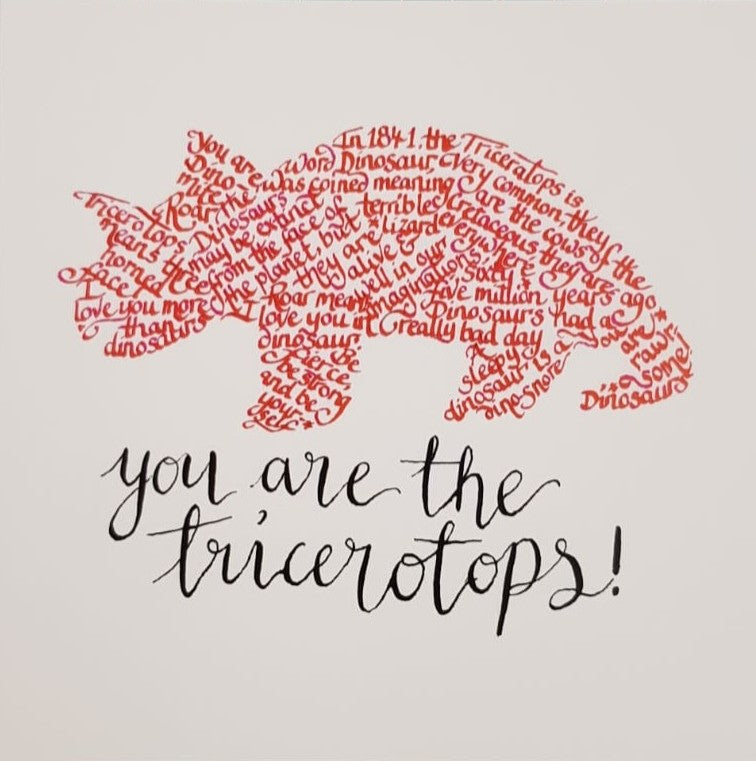 You Are The Tricerotops!